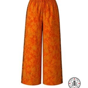 Adire Crepe Cotton Palazzo Trousers - Image 5