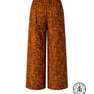Adire Crepe Cotton Palazzo Trousers - Image 6