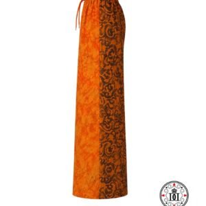 Adire Crepe Cotton Palazzo Trousers - Image 7