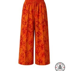 Adire Crepe Cotton Palazzo Trousers - Image 8