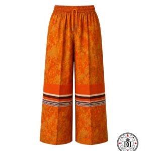 Adire Crepe Cotton Palazzo Trousers - Image 11